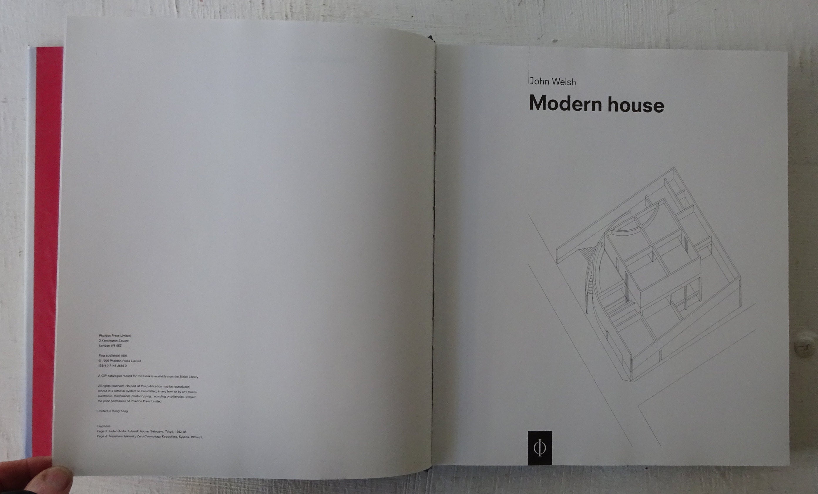 Vintage Art Book, Modern House, John Welsh, Phaidon, 1995 Vintage Art Book, Modern House, John Welsh, Phaidon, 1995