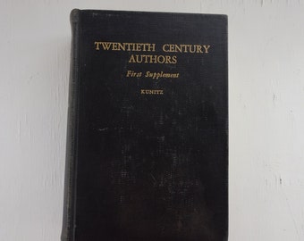 Vintage 'Twentieth Century Authors' Reference Book, 1963