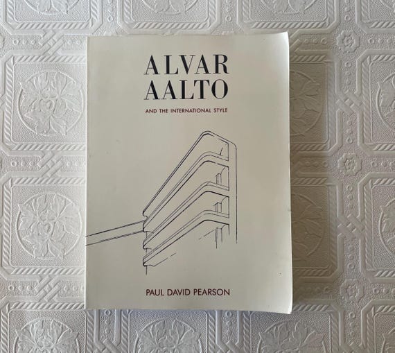 Vintage Alvar Aalto Book: International Style Architecture, 1989