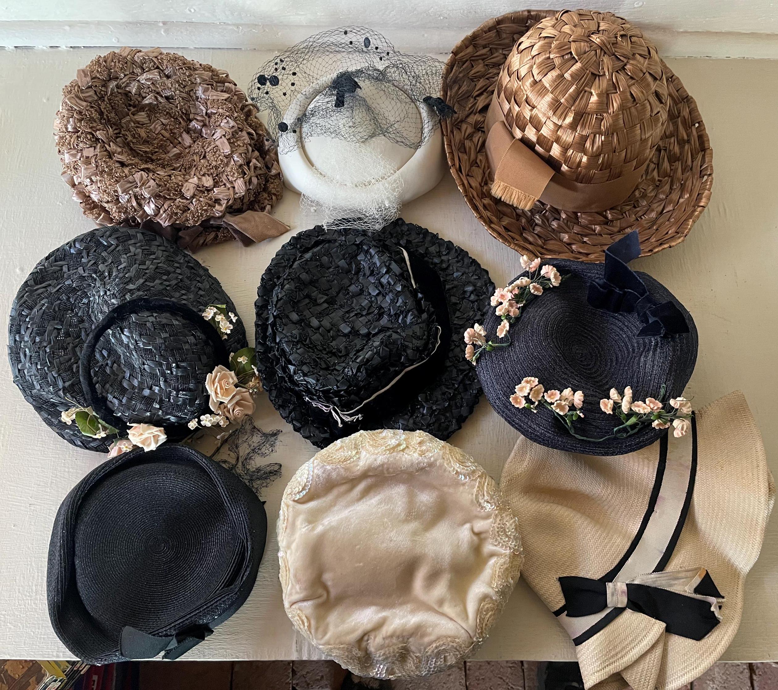 Vintage hand-embourrerez straw cap Straw Vintage Hats for Women for sale | eBay main image 3