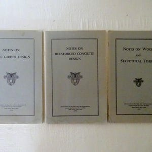 Vintage West Point Engineering Booklets: Girder & Concrete Design