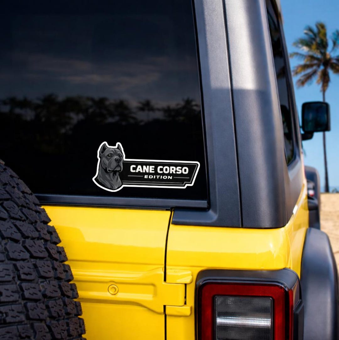 Powerful Cane Corso Sticker, Guardian Dog Decal, Corso Lover Gift ...
