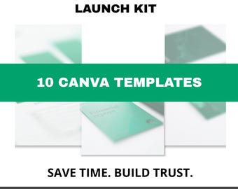 Financial Coach Social Media Templates | Canva Editable Posts (Digital Download)