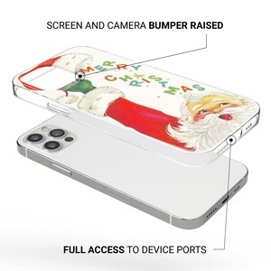 Retro Santa Claus Phone Case Christmas Cover for iPhone 17Pro, 16, 15, 14, 13, Samsung S26, S25, S24, S23, A16, A56, A55, Pixel 10A, 9Pro, 8 image 8