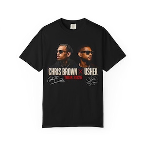 Usher Raymond & Chris Brown Tour 2026 RB T-shirtdesign PNG (digital nedladdning) bild 7