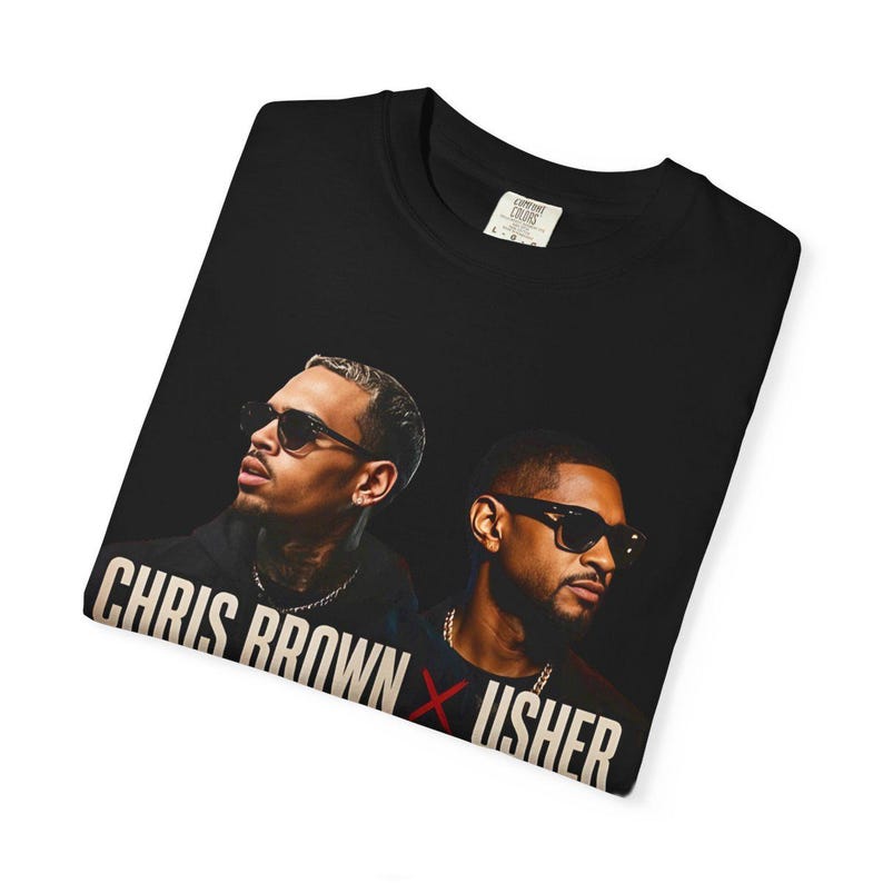 Usher Raymond & Chris Brown Tour 2026 RB T-shirtdesign PNG (digital nedladdning) bild 8