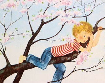 Nursery Art, Vintage Nursery Art, Vintage Nursery Decoration, Nursery Wall Art, Little Boy Wall Art, Nursery Wall Hanging, Child Bedroom Art
