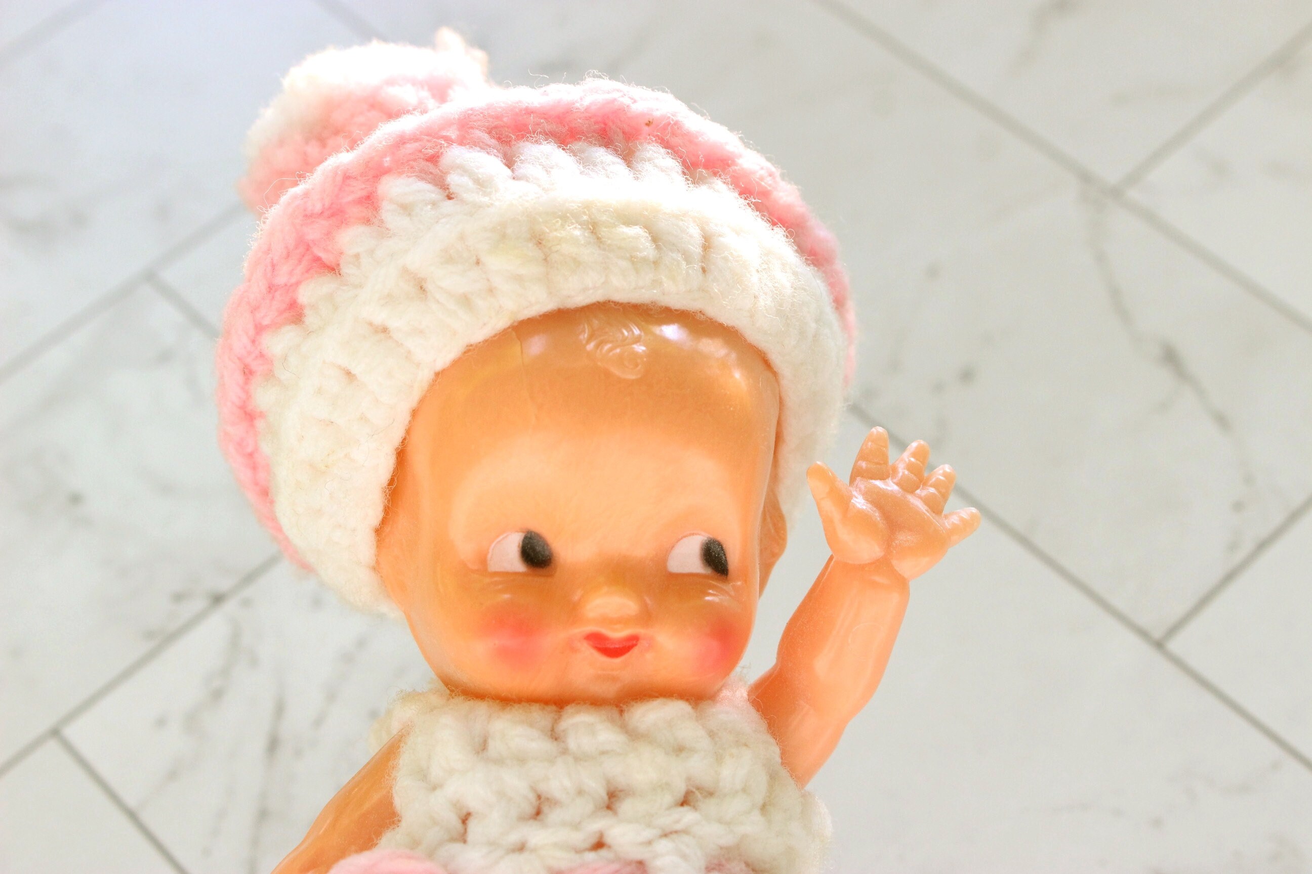 190437s【Kewpie Babies キューピーベイビーズ 赤ちゃん人形】42cm程/中古品*汚れやイタミあり/笑います（電池式）1994 Jesco Qp Kewpie Baby - Etsy