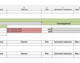 Tolerance Stack-Up Calculator | Excel Engineering Template