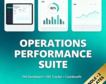 Operations Performance Suite - Cost‑Benefit PM Dashboard  OEE