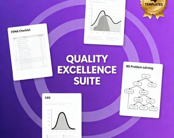 Quality excellence for manufacturing - FMEA, Control plan, capability study and 8D problem solving