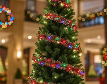 Guirnalda navideña de luces LED/Decoración multicolor para árbol/Luces navideñas para interior y exterior