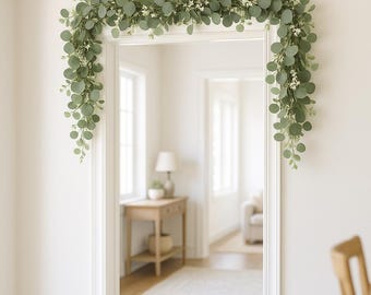 Enredadera artificial de follaje verde / Decoración para arco de boda / Adorno colgante para jardín o festival / Decoración de pared