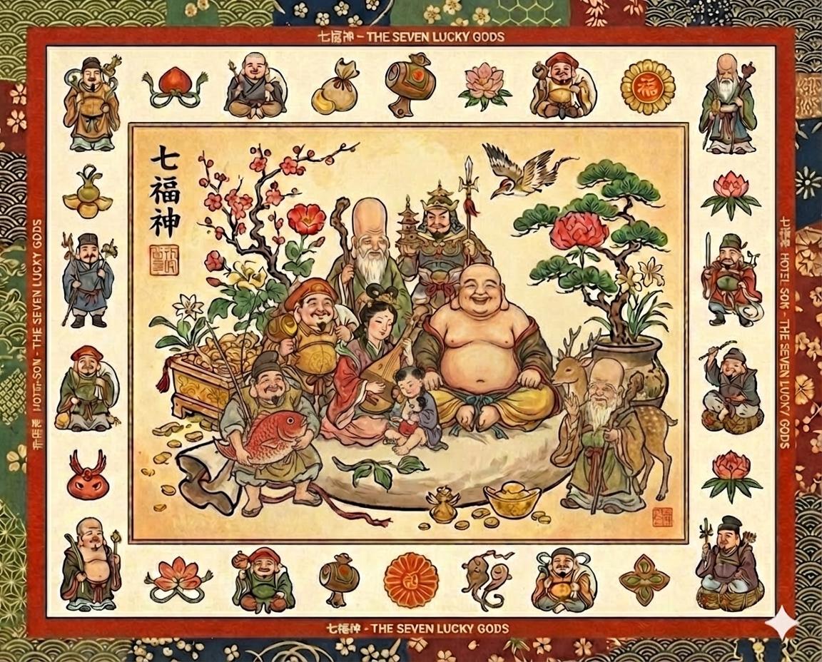Seven lucky gods - Etsy 日本