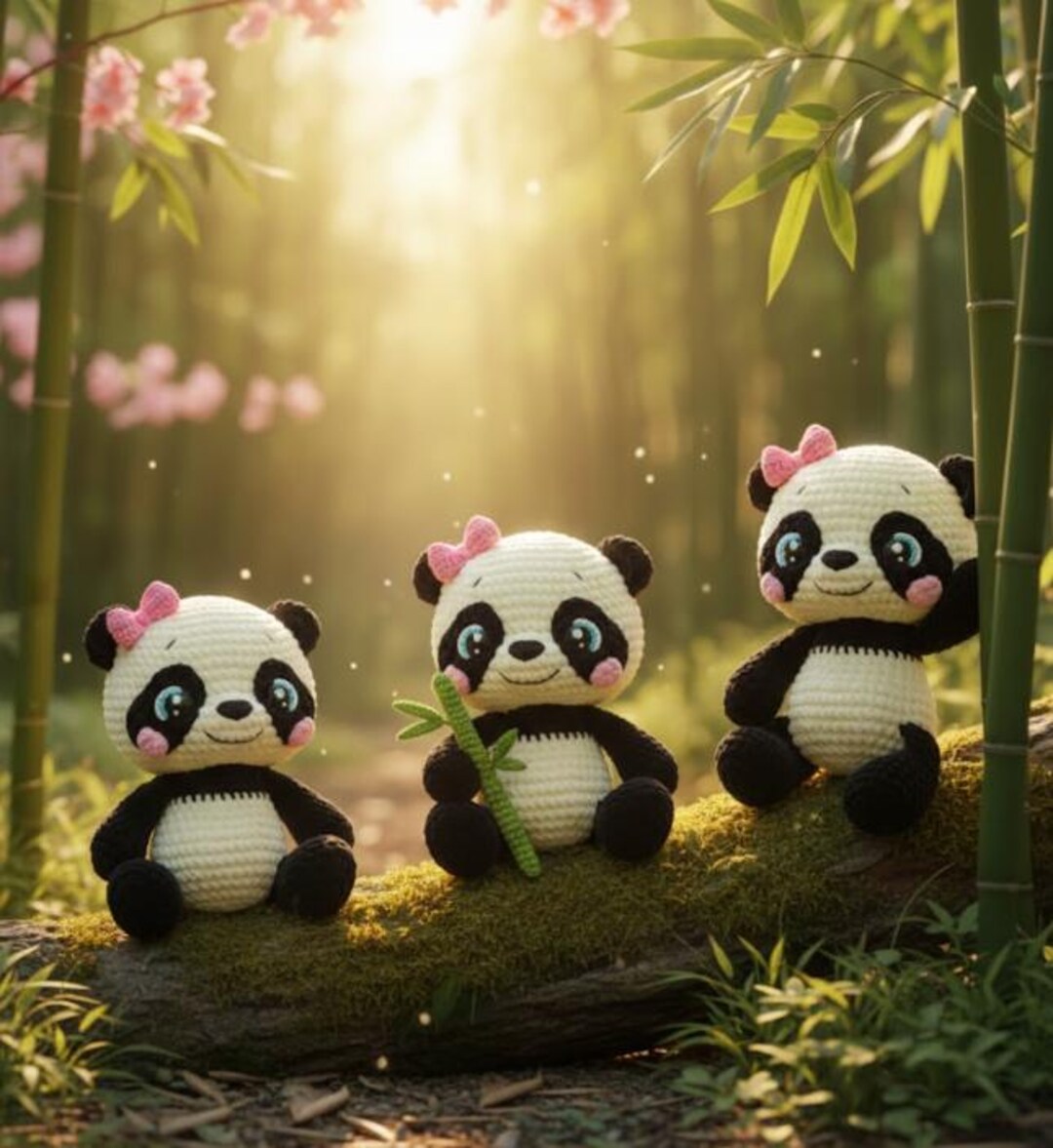 Crochet Panda Tutorial Cute Panda Crochet Pattern PDF Amigurumi Panda Tutorial Beginner ...