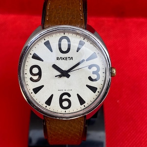 【美品】ラケタ Raketa 1990's 腕時計 メンズ Raketa big zero - Etsy 日本