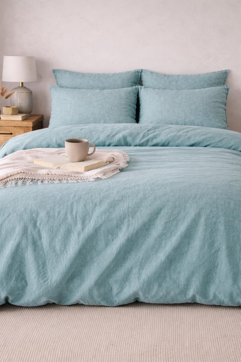 Textiles de cama azul turquesa - Colección Nueva 2026