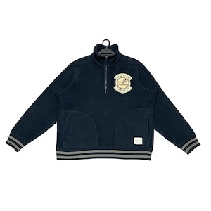 Archivio 2007 Uniqlo X MLB New York Yankees Pullover Half Zipper Fleece Jacket XL