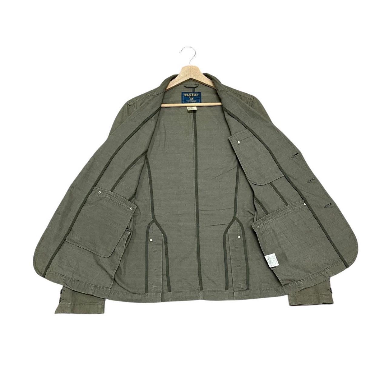 Vintage Woolrich Woolen Mills Field Jacket – Grey Military Cargo 