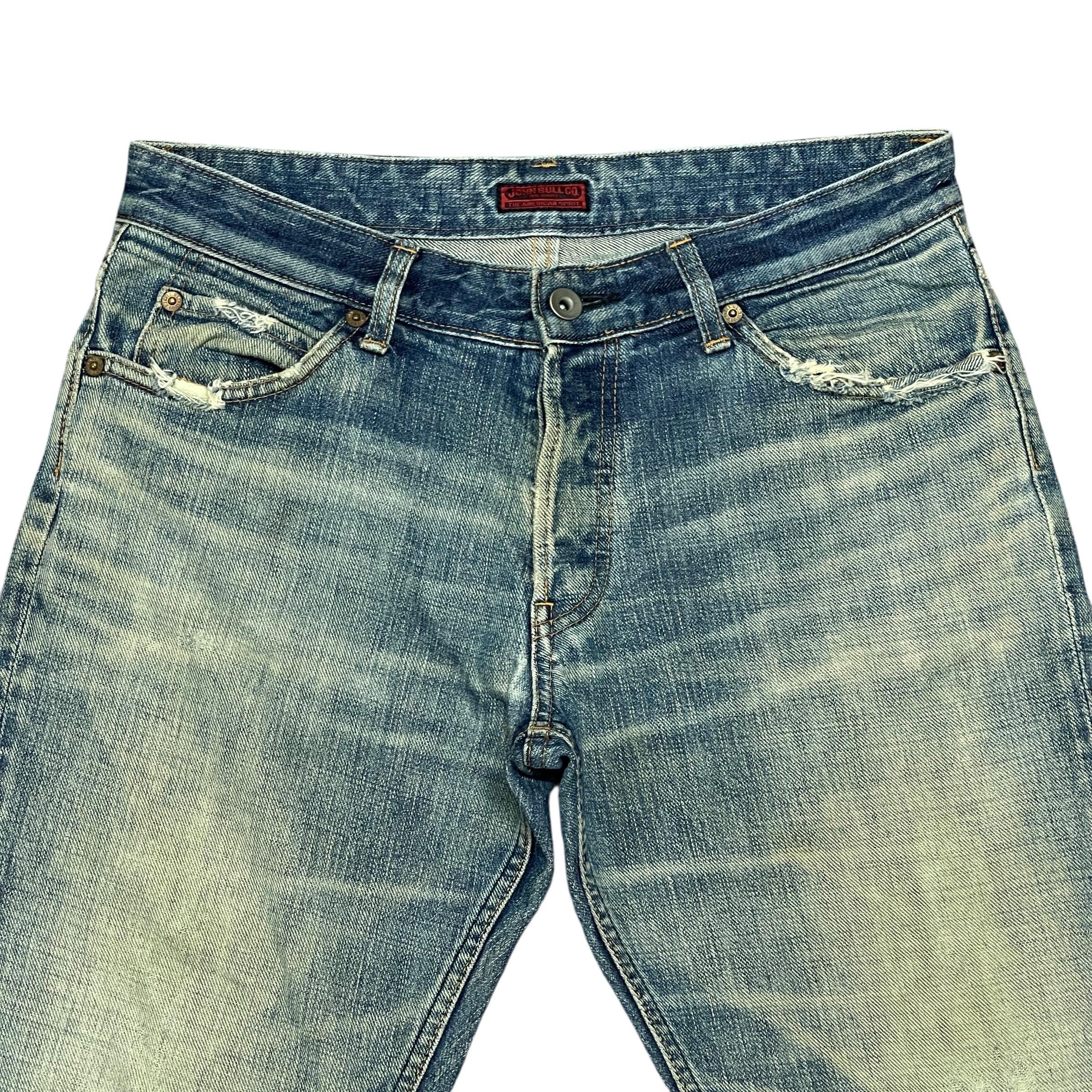 RARE!!! Vintage 90s John Bull Selvedge Jeans – Distressed Straight