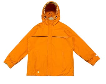 Vintage ELLESSE PERUGIA ITALIA Anorak Kangaroo Pocket Light Jacket
