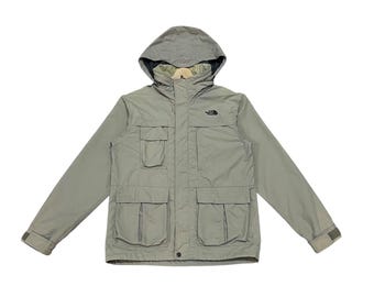 RARE !!! Veste coupe-vent tactique à capuche multipoches The North Face, taille M