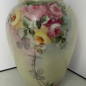 Limoges Vase Roses - Etsy