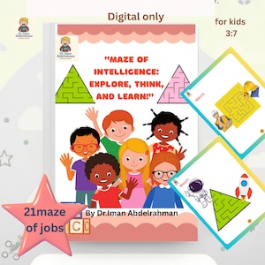 子ども向け職業迷路ブック｜ガードナーの多重知能アクティビティ｜幼児向け問題解決スキル