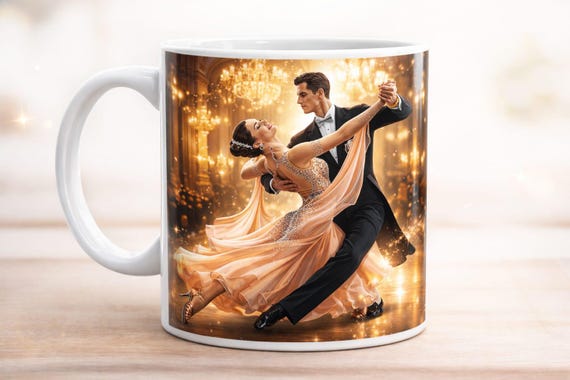 Elegant Ballroom Dance Mug