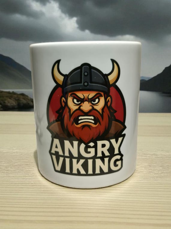 Angry viking shop mug