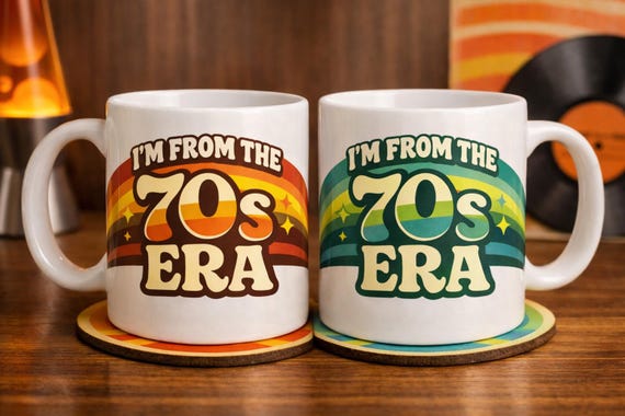 I’m From the 70s Era Retro Mug – Vintage Style Coffee Cup