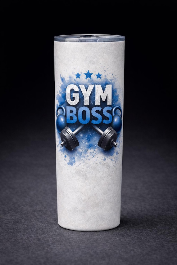 Gym Boss 20oz Stainless Steel Tumbler – Fitness Motivation Drinkware