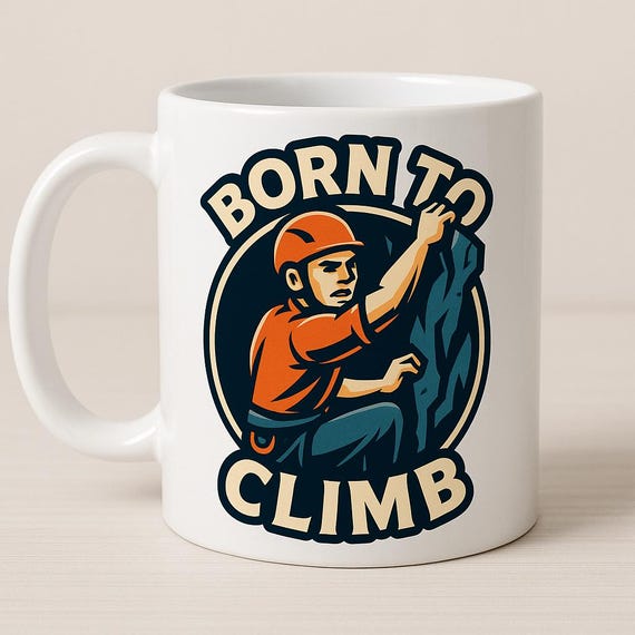 Born to Climb Rock Climbing Mug & Tumbler