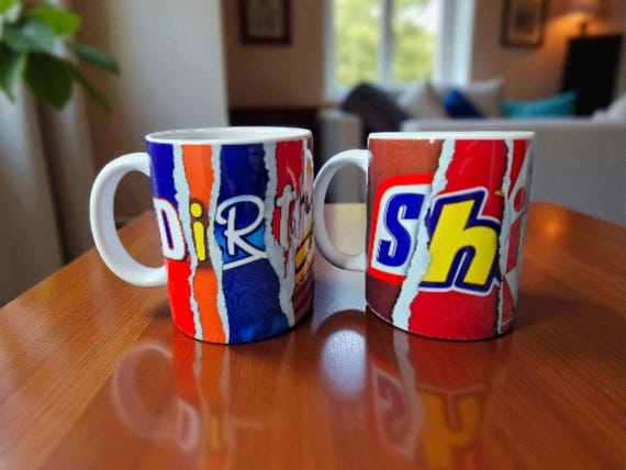 Funny Chocolate Wrapper Mug, Cheeky Novelty Gift