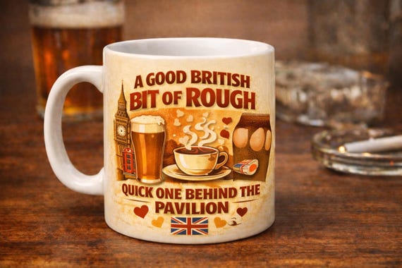 British Cheeky Humour Coffee Mug – Rude But Polite Innuendo Gift