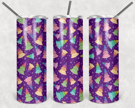 Christmas Design Drinks Tumbler 20 FL OZ Festive Drinks Tumbler  20 patterns available