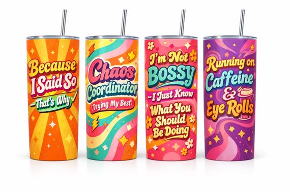 Retro Pop Sarcastic Quote Tumbler - Funny Hot Cold Drinkware
