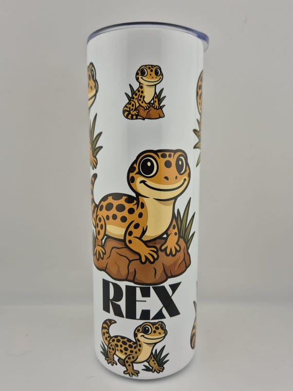 Custom Pet Portrait Tumbler, Insulated 20oz Skinny Tumbler