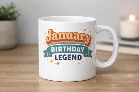 January Birthday Legend Mug