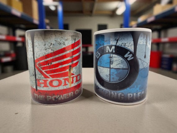 Distressed Motorbike Brand Mug – Motorbike & Car Enthusiast Gift