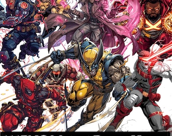 Mutant Power Heroes – Super Ability Team PNG Character Set