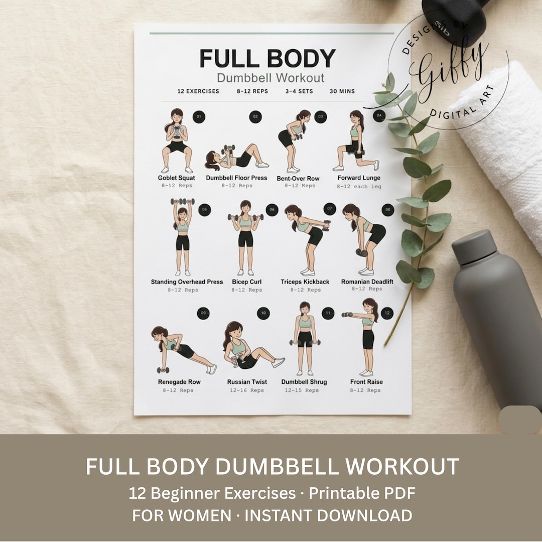 full-body-workout-plan-for-women-dumbbell-strength-routine-printable