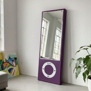 Giant Ipod Mirror Decorative Wall Art | Pink Ipod Mirror | Big