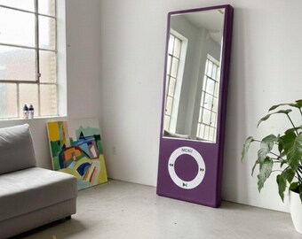 Giant Ipod Mirror Decorative Wall Art | Pink Ipod Mirror | Big