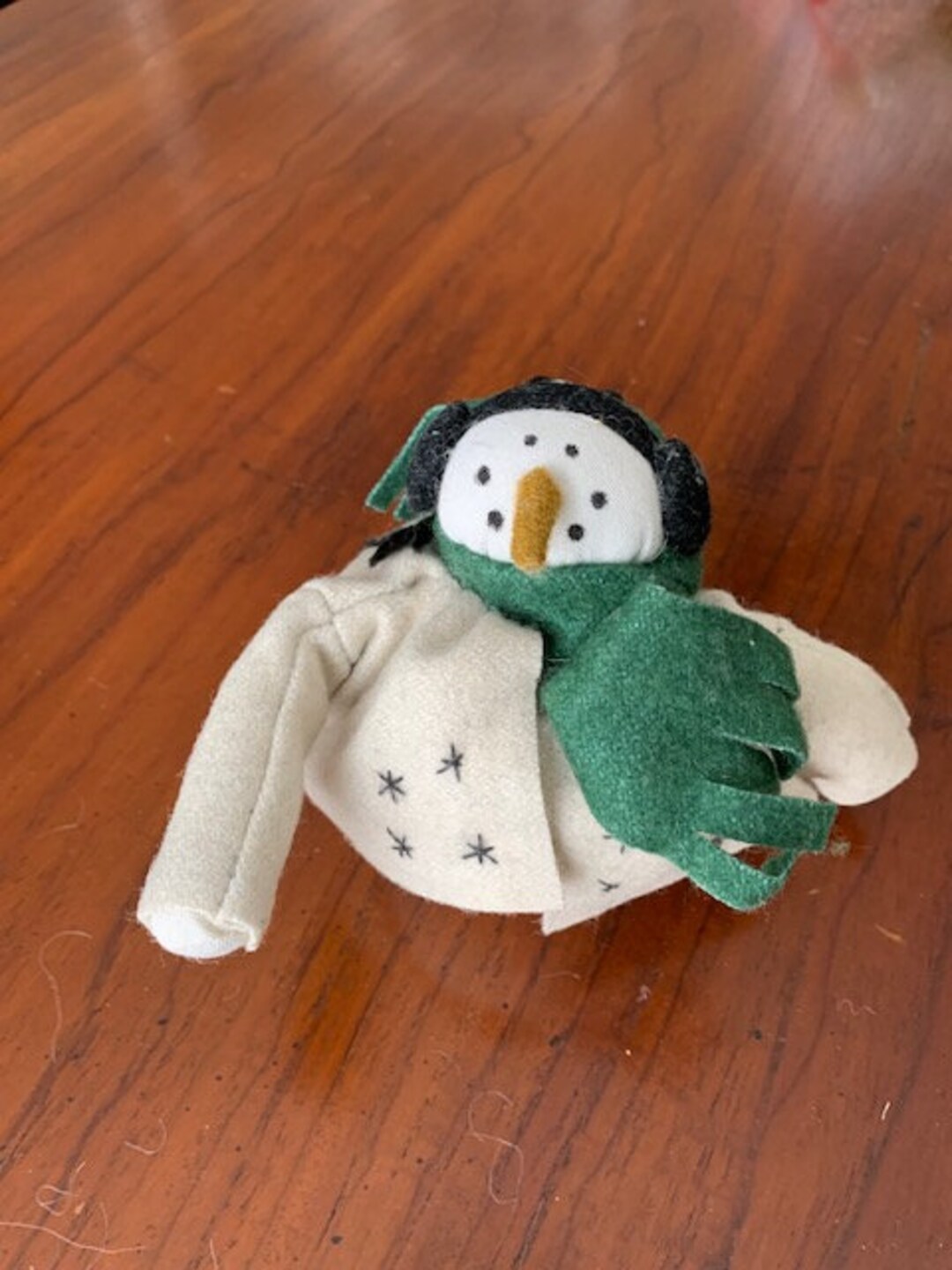 Rustic Plush H.C. Accents Boyds Bears Rustic Plush Felt Snowman Christmas Holiday ...
