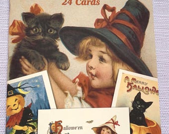 Softcover Book Old Fashioned Halloween Cards edited by Gabriella Oldham