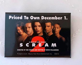 Collectible Disney's Cast Member Scream 2 Promo Advertising Pin - Mint