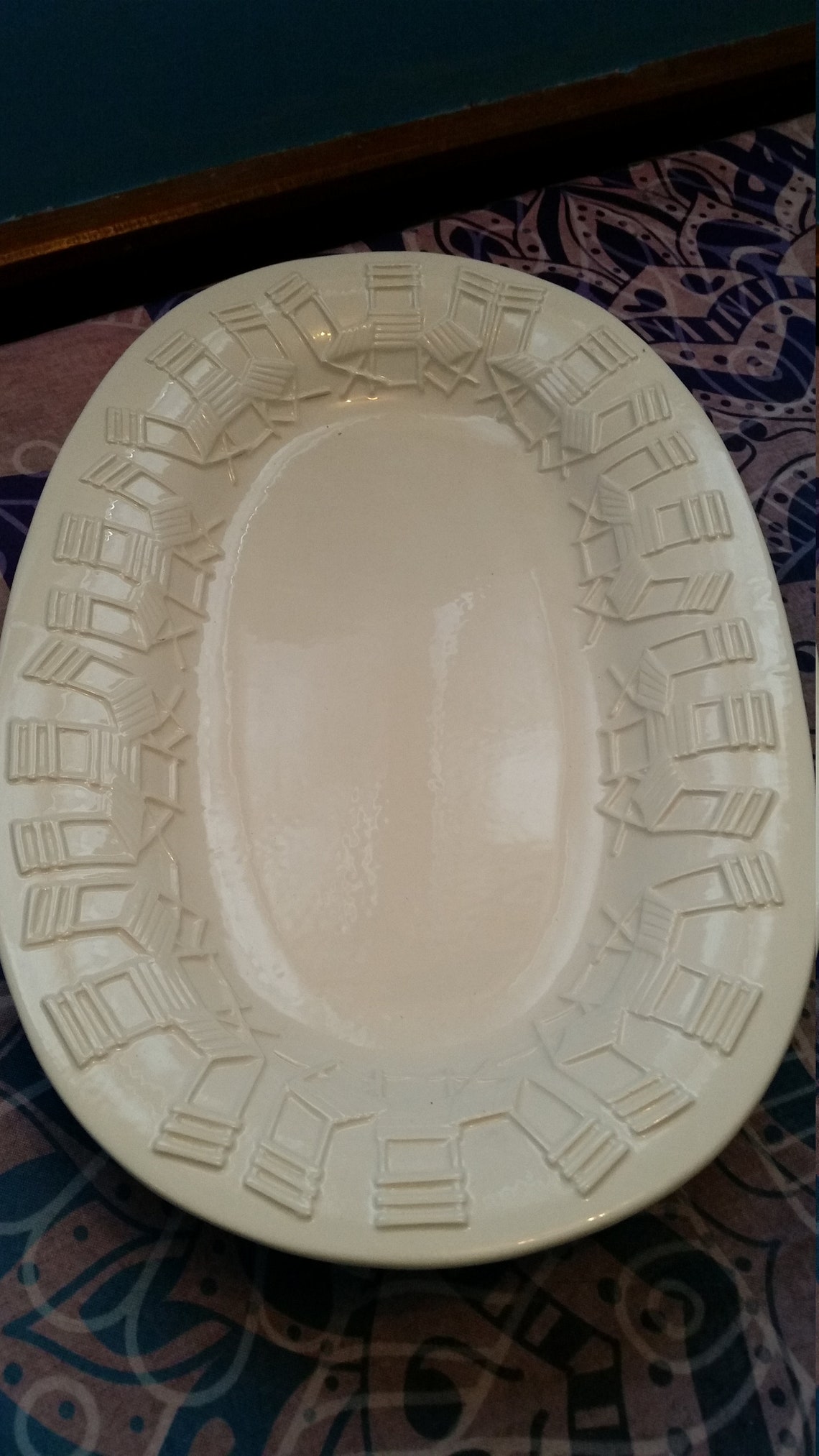 New vintage ceramic serveware set from Portugal Etsy