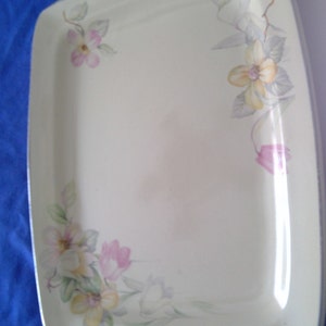 Homer Laughlin Deco Floral Platter