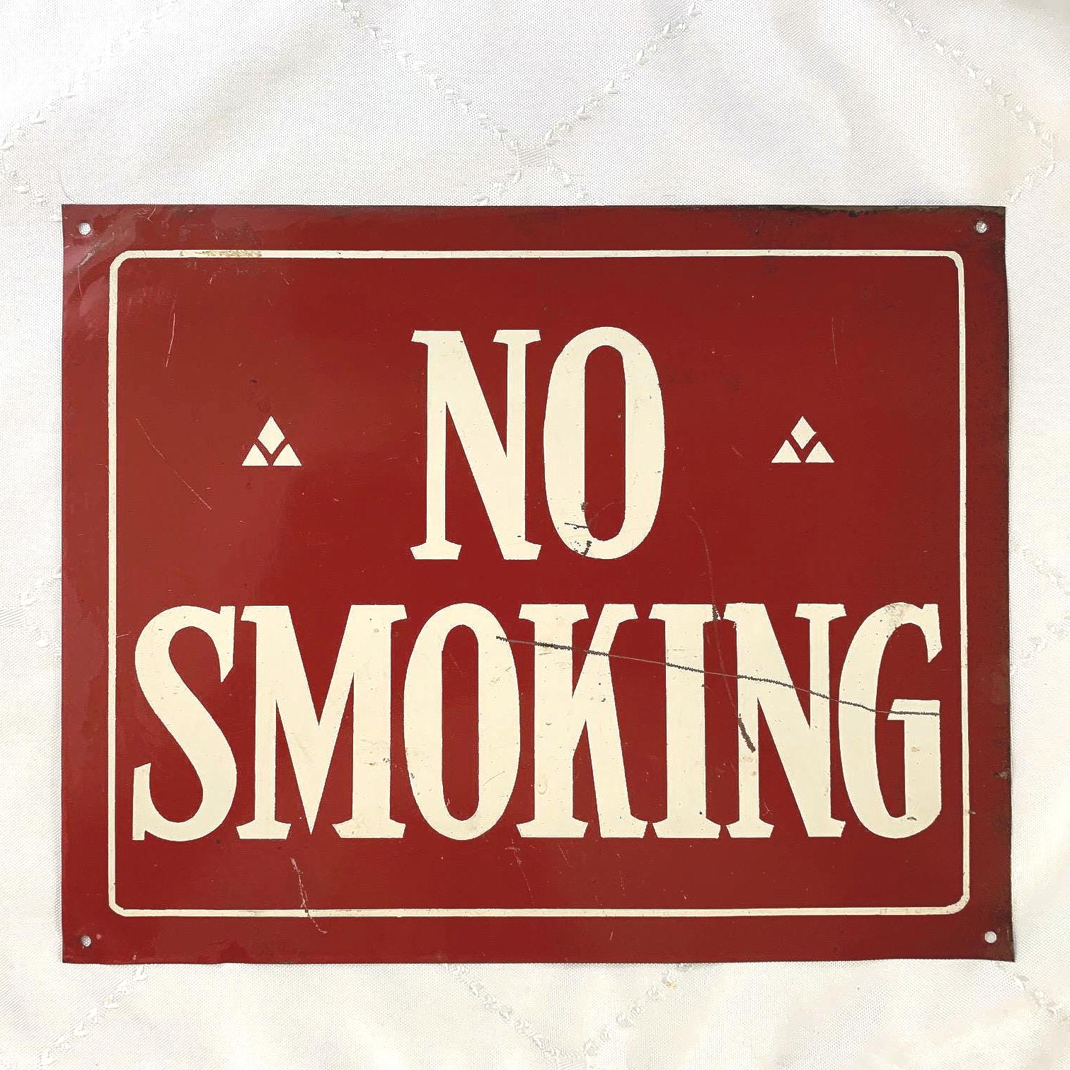 Retro No Smoking Sign - Etsy